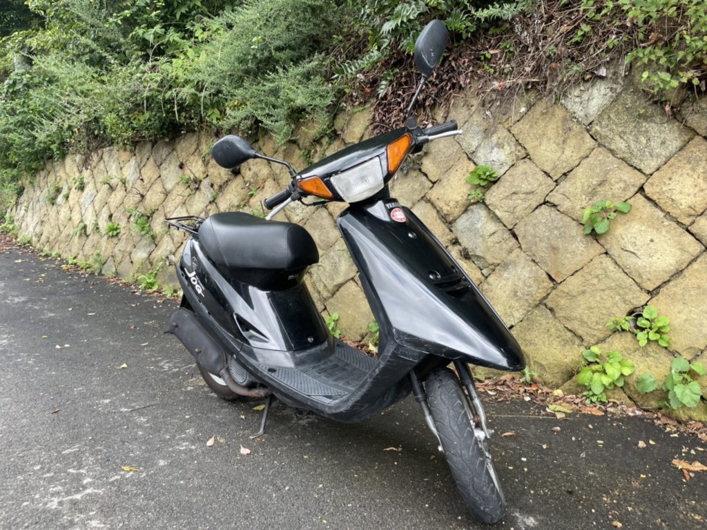 奈良県生駒市 ヤマハ JOG 50cc 原付 バイク処分 高価買取 廃車無料 | K